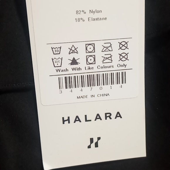 HALARA Women Shorts NEW Black XS Extra Small Ruffled Casual Yoga - Picture 4 of 6